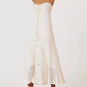 Farm x Anthropologie Crochet Maxi Dresses - XS